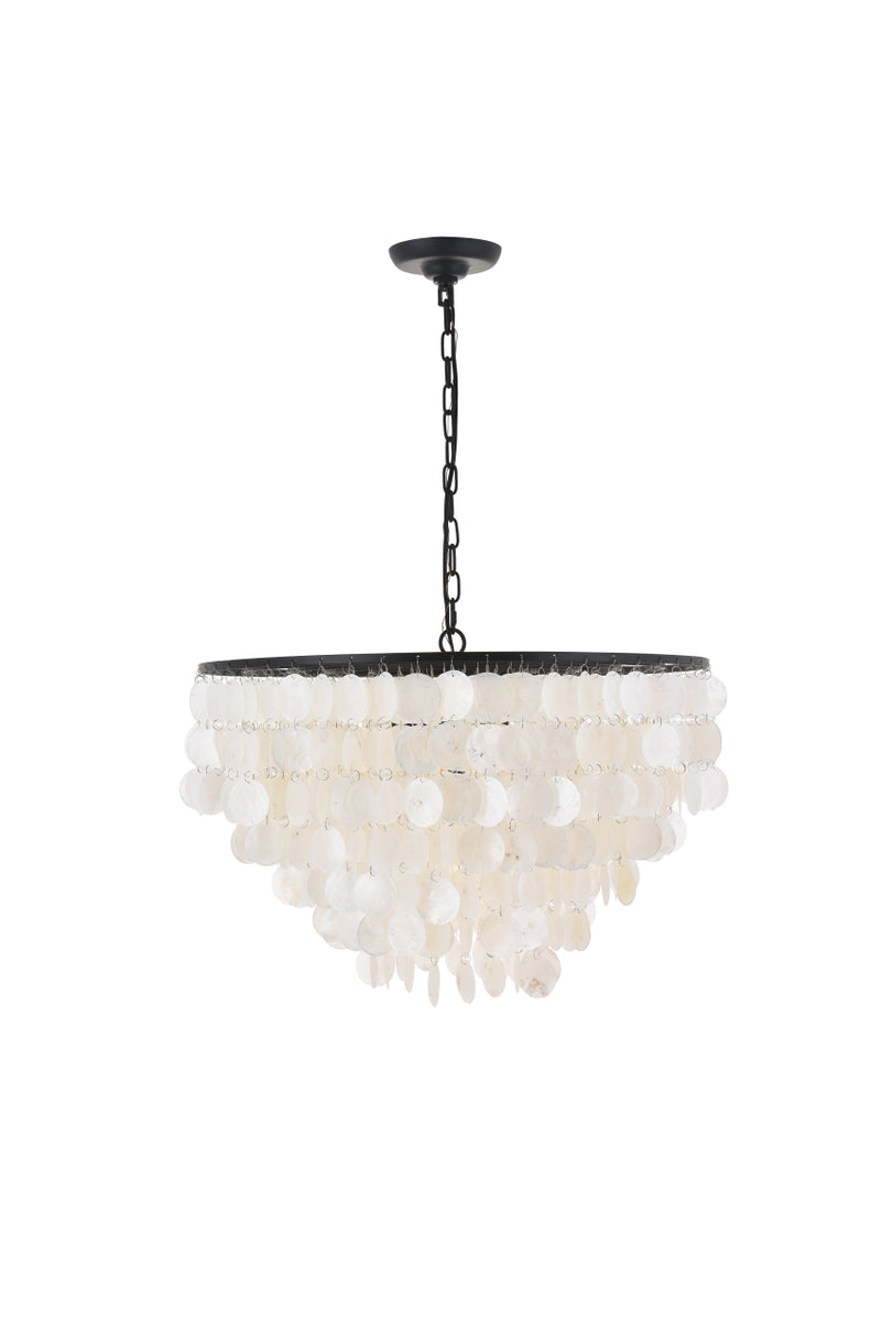 Selene 6 light Black Pendant