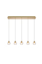 Eren 5 lights Gold pendant