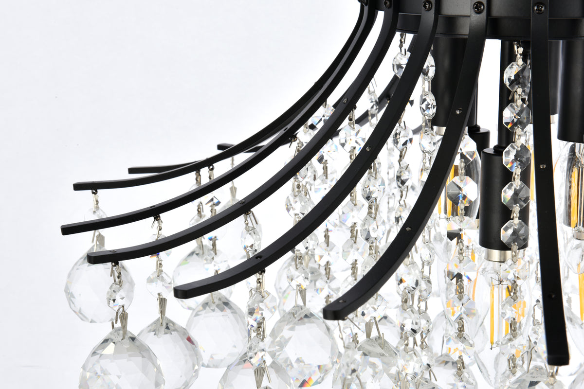 Toureg 19 inch black flush mount