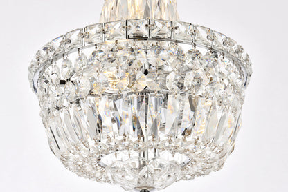 Tranquil 6 light Chrome Pendant Clear Royal Cut Crystal