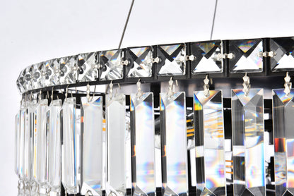 Maxime 24 inch black chandelier