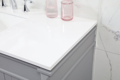 48 inch Single bathroom vanity in grey