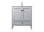 30 Inch SIngle Bathroom Vanity In Grey