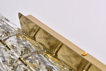 Valetta 30 inch LED linear wall sconce in gold