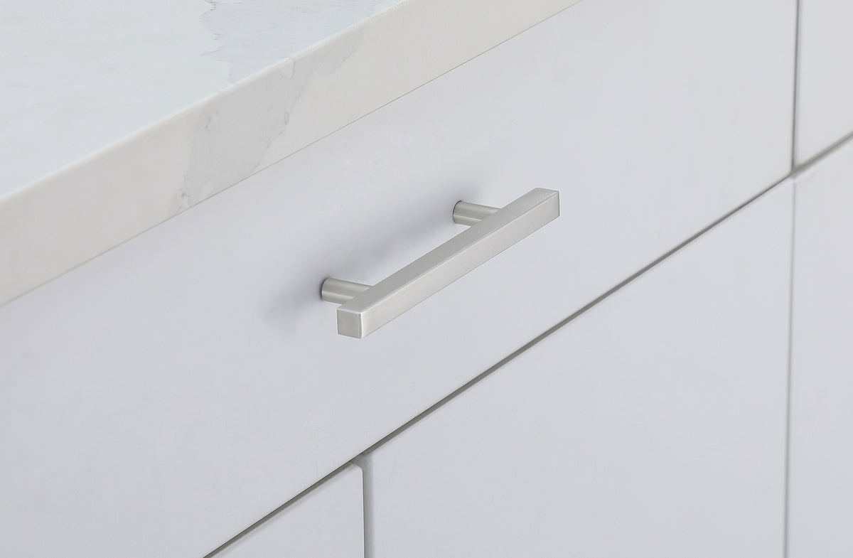 Dior 4" Center to Center Brushed Nickel Bar Pull Multipack (set of 10)