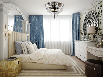 Tranquil 20 inch black flush mount