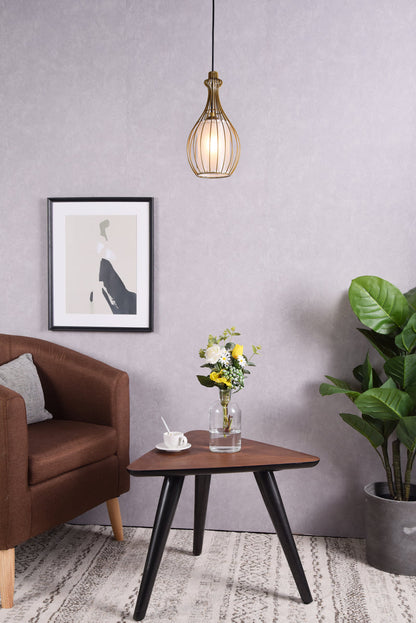 Miya 1 Light Brass Pendant