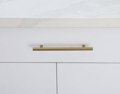 Quinn 6-5/16" Center to Center Brass Bar Pull Multipack (set of 10)