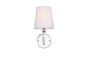 Colson 1 light Chrome and Clear Bath Sconce