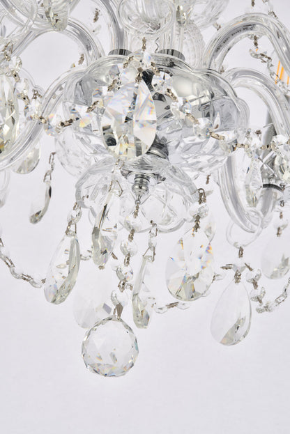 Princeton 8 light Chrome Chandelier Clear Royal Cut Crystal