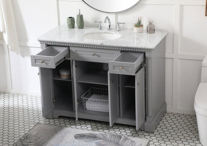 48 inch Single bathroom vanity in  Grey