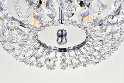 Cora 10 inch flush mount in chrome