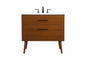 36 inch Single bathroom vanity in teak