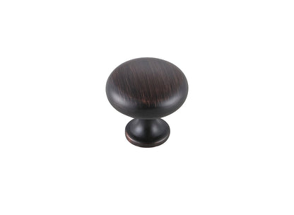 Cadon 1.2" Diameter Oil-rubbed Bronze Mushroom Knob Multipack (Set of 10)