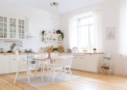 Galaxy 3 light Chrome Flush Mount Clear Royal Cut Crystal