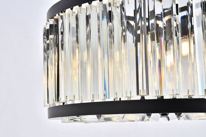 Chelsea 8 light Matte Black Chandelier Clear Royal Cut Crystal