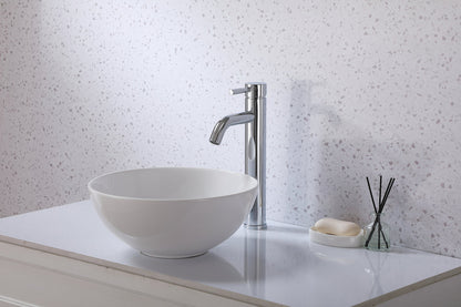 Victor Single Hole Single Handle Bathroom Faucet in Chrome