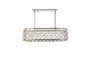 Madison 6 light polished Nickel Chandelier Clear Royal Cut Crystal