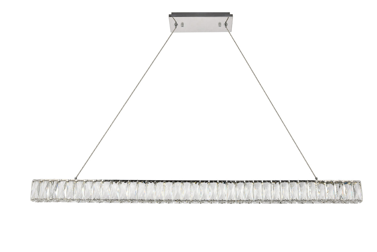 Monroe Integrated LED chip light Chrome Chandelier Clear Royal Cut Crystal