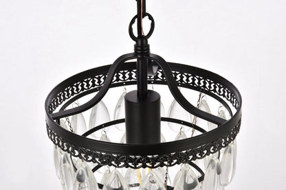 Reese 9 inch pendant in black