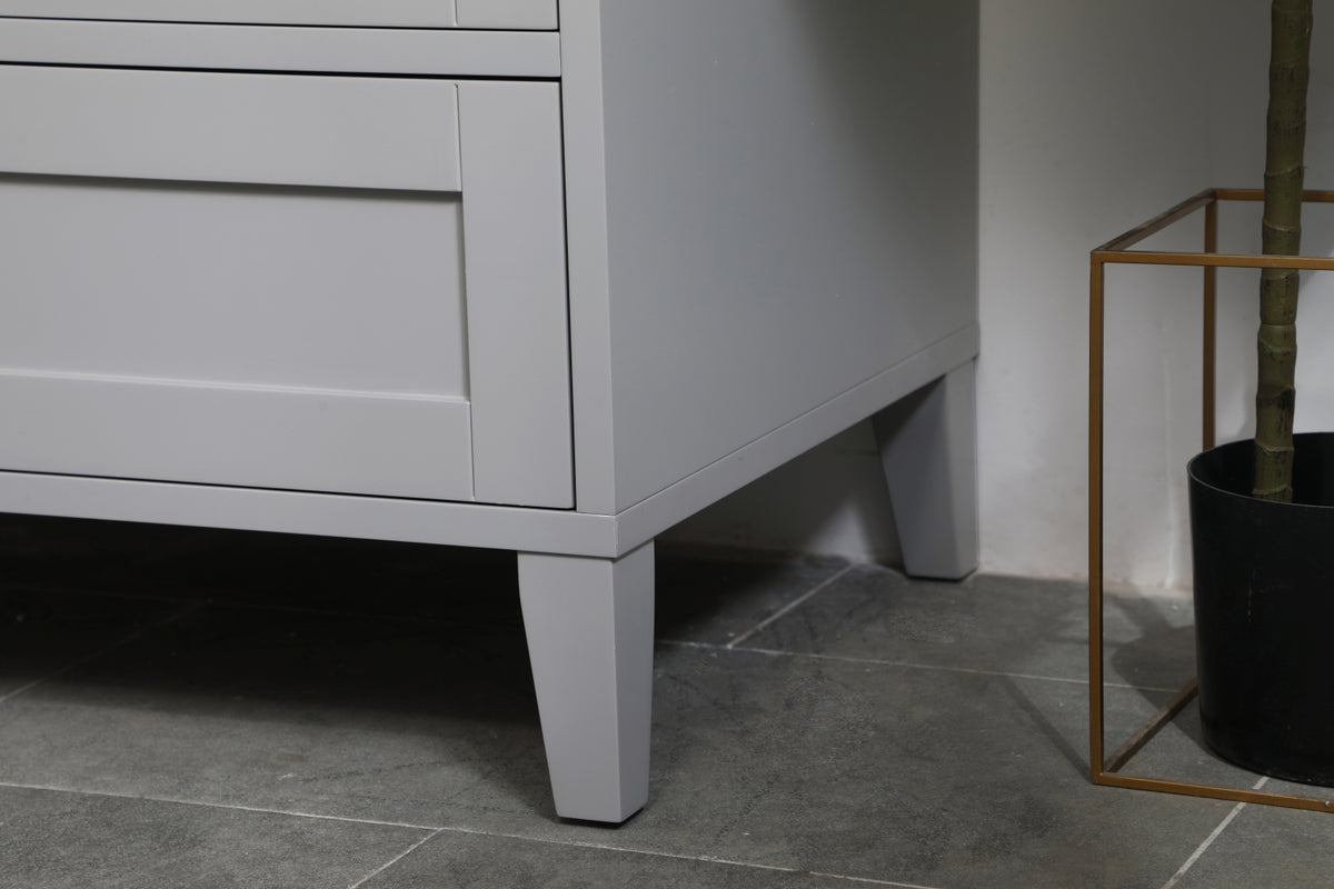 30 inch Single Bathroom Vanity in Grey