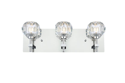 Graham 3 Light Wall Sconce in Chrome