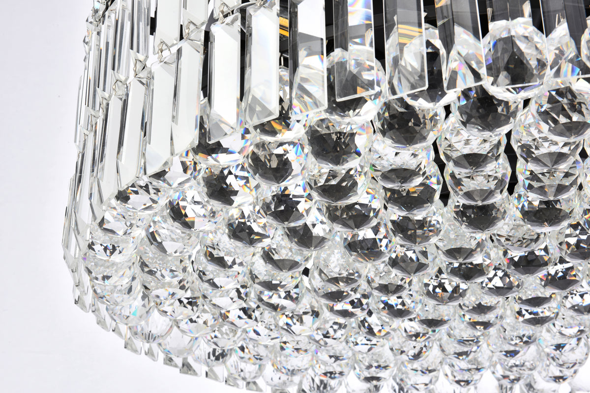 Maxime 24 inch black chandelier