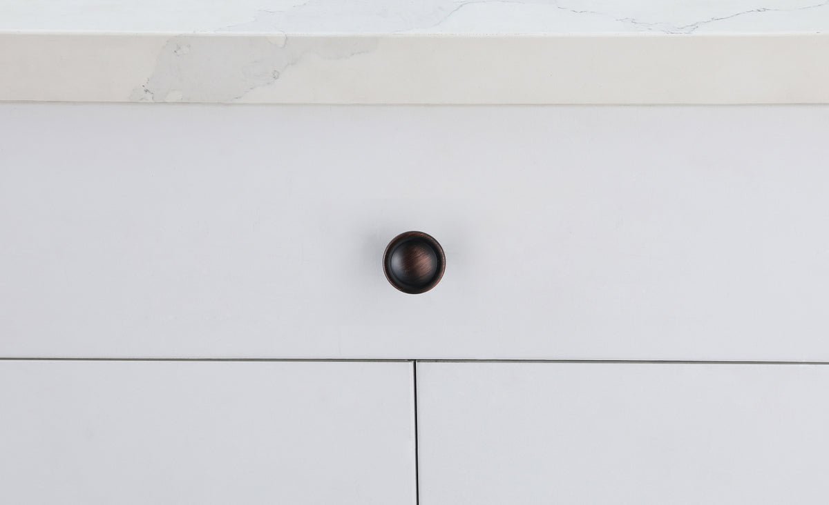 Garlande 1.2" Diameter Oil-rubbed Bronze Mushroom Knob Multipack (Set of 10)