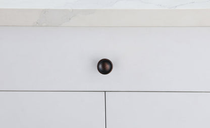 Garlande 1.2" Diameter Oil-rubbed Bronze Mushroom Knob Multipack (Set of 10)