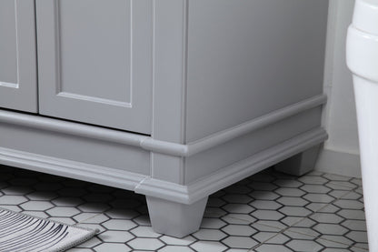 60 inch Double Bathroom Vanity set in Grey