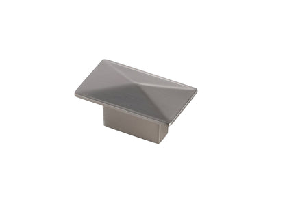 Perry 2" Brushed Nickel Rectangle Knob Multipack (Set of 10)