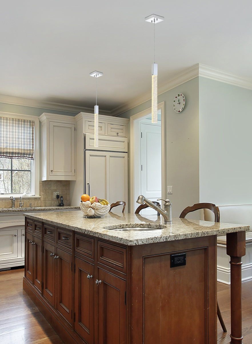 Weston 1 light pendant in chrome