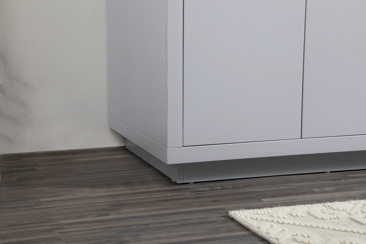 42 inch Single bathroom vanity in grey