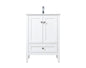 24 Inch SIngle Bathroom Vanity In White