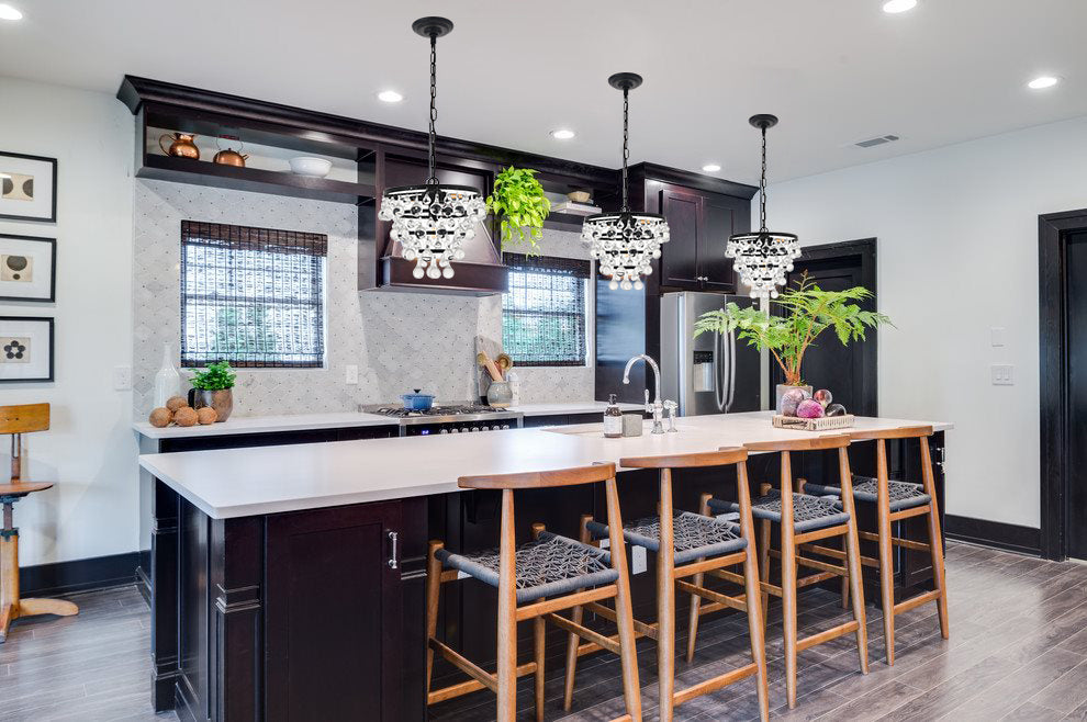 Kora 3 light Black Pendant