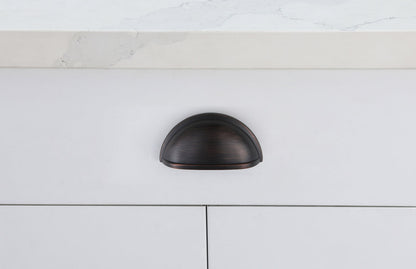 Atticus 3" Center to Center Oil-rubbed Bronze Cup Bar Pull Multipack (set of 10)