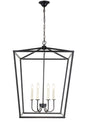 Maddox 6 light Black chandelier
