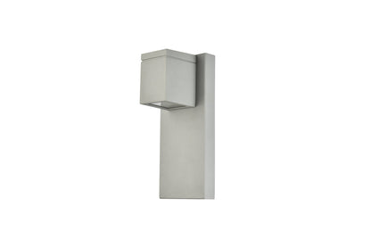 Raine Integrated LED wall sconce in silver