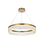 Rune 24 inch Adjustable LED chandelier in Satin Gold