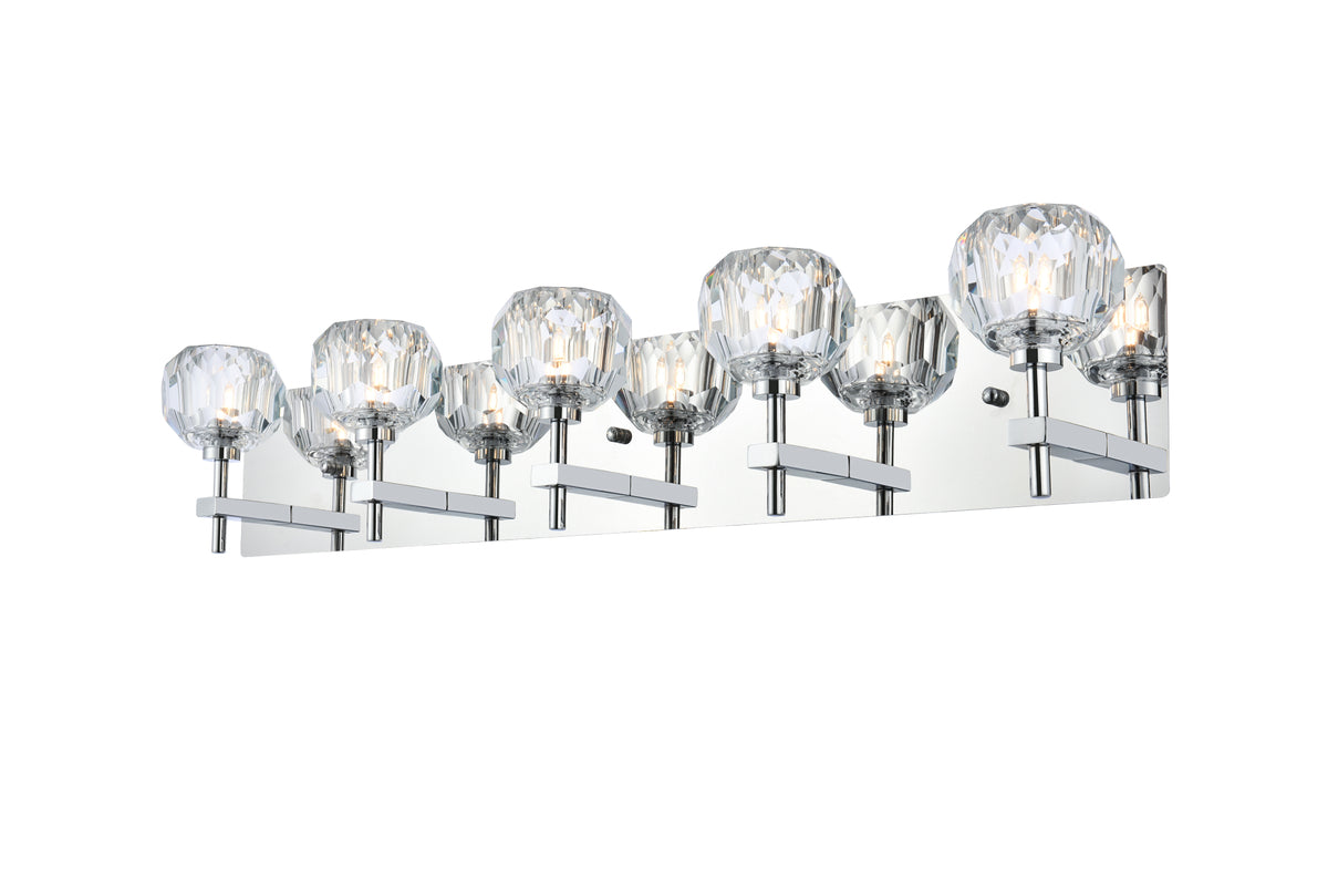 Graham 5 Light Wall Sconce in Chrome