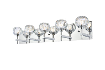 Graham 5 Light Wall Sconce in Chrome