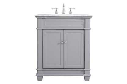 30 inch Single Bathroom Vanity set in Grey