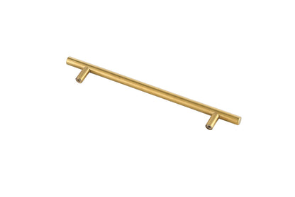 Quinn 7-9/16" Center to Center Brass Bar Pull Multipack (set of 10)