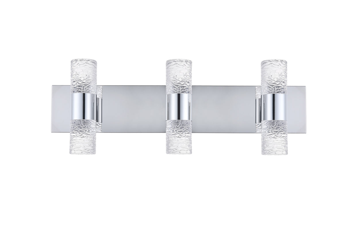 Vega 6 light Chrome LED Wall Sconce