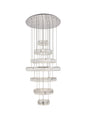 Monroe Integrated LED chip light Chrome Chandelier Clear Royal Cut Crystal