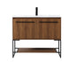 40 inch  Single Bathroom Vanity in Walnut Brown