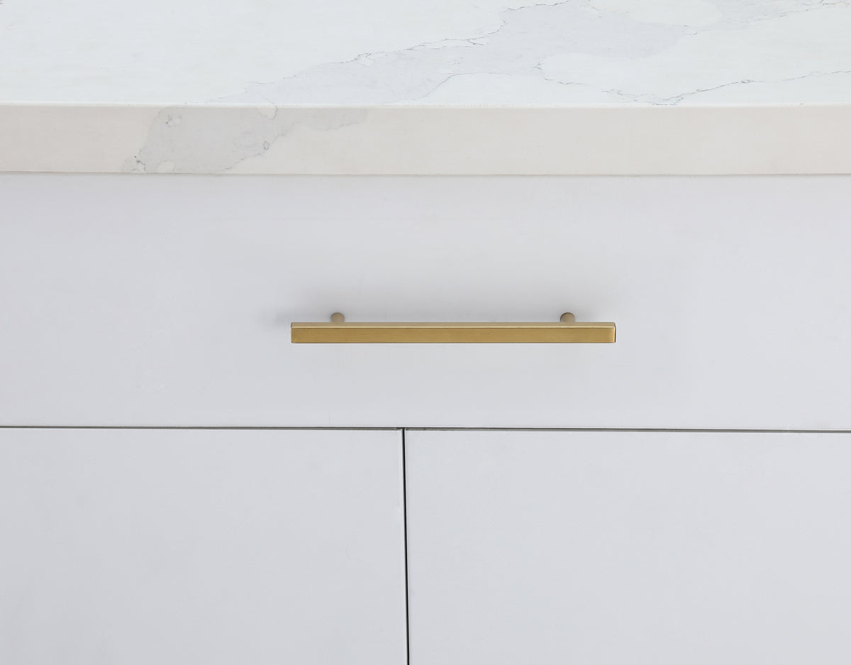 Dior 6-5/16" Center to Center Brass Bar Pull Multipack (set of 10)