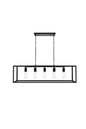 Resolute 5 light black Pendant