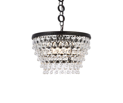 Nordic 5 lights black pendant