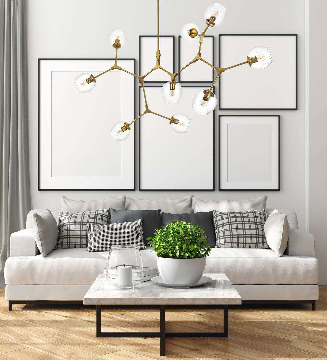 Cavoli 60 inch Chandelier in Brass